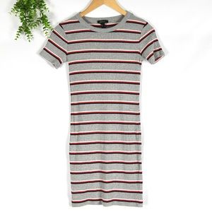 F21 Striped T-Shirt Dress